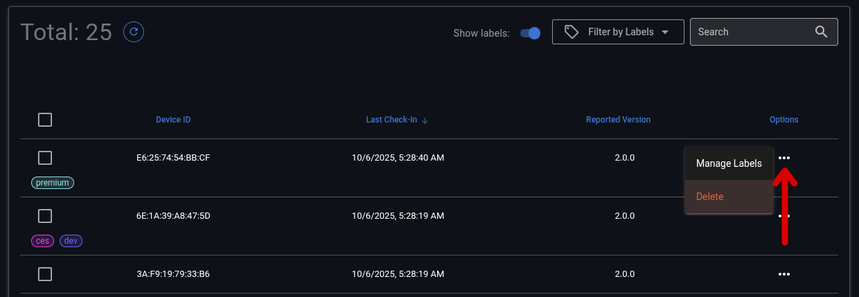 Delete Device Illustration