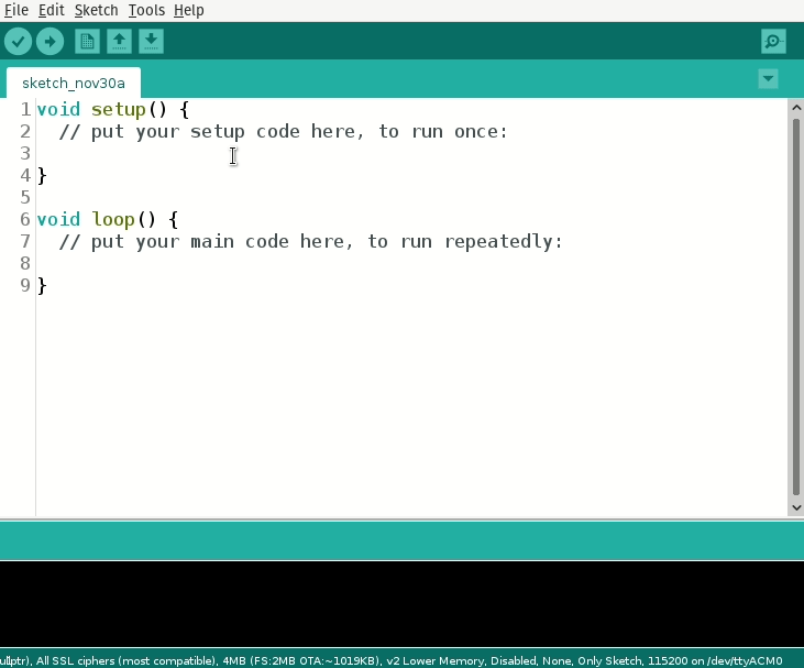 Export compiled binary